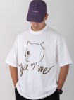 You n’ Me  Oversized Unisex T-Shirt - Λευκό